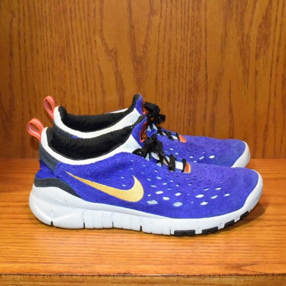 Nike Free Run Trail 5.0 Shoes Size 10.5 Concord Taxi Blue Sneakers CW5814-401 - Picture 4 of 9
